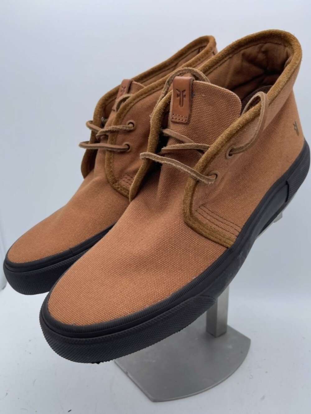 Frye Ludlow Mens Lace Up Chukka Boots Sneakers Brown Wool size 10.5